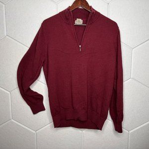 L.L. Bean Burgundy Sweater - Mens Large Regular